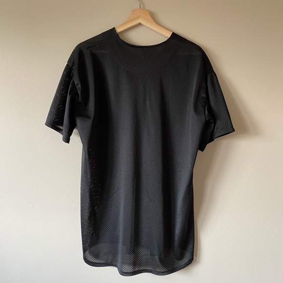 Mod Black Baseball Captain Jersey, Terry Letter - Picture 2 of 8